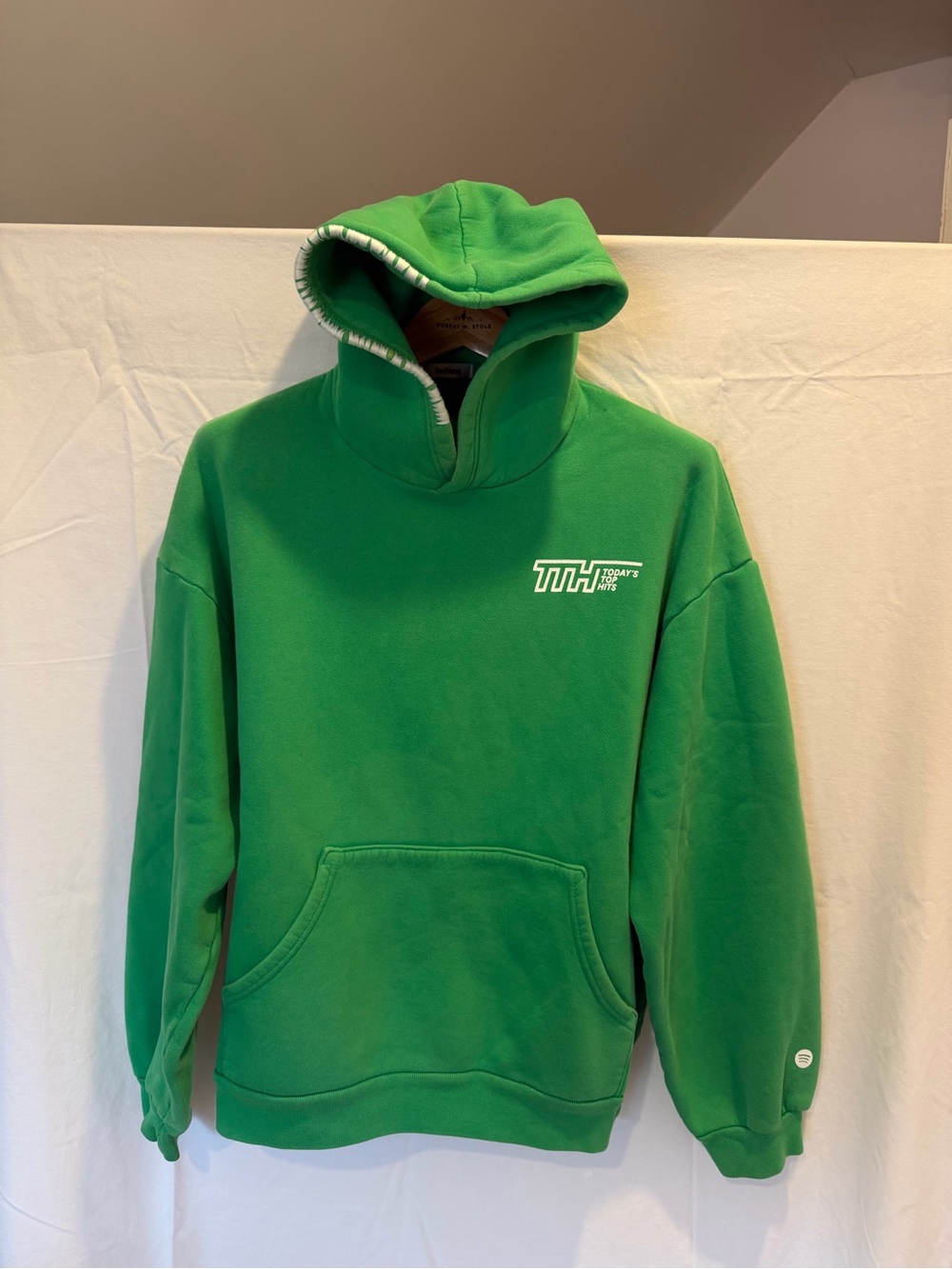 Madhappy Hoodie Spotify Green/White Size Large